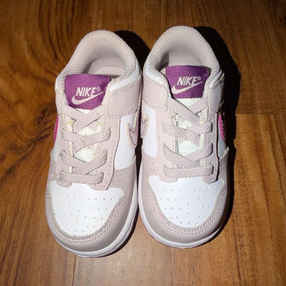 Nike Kids' Purple and White Sneakers